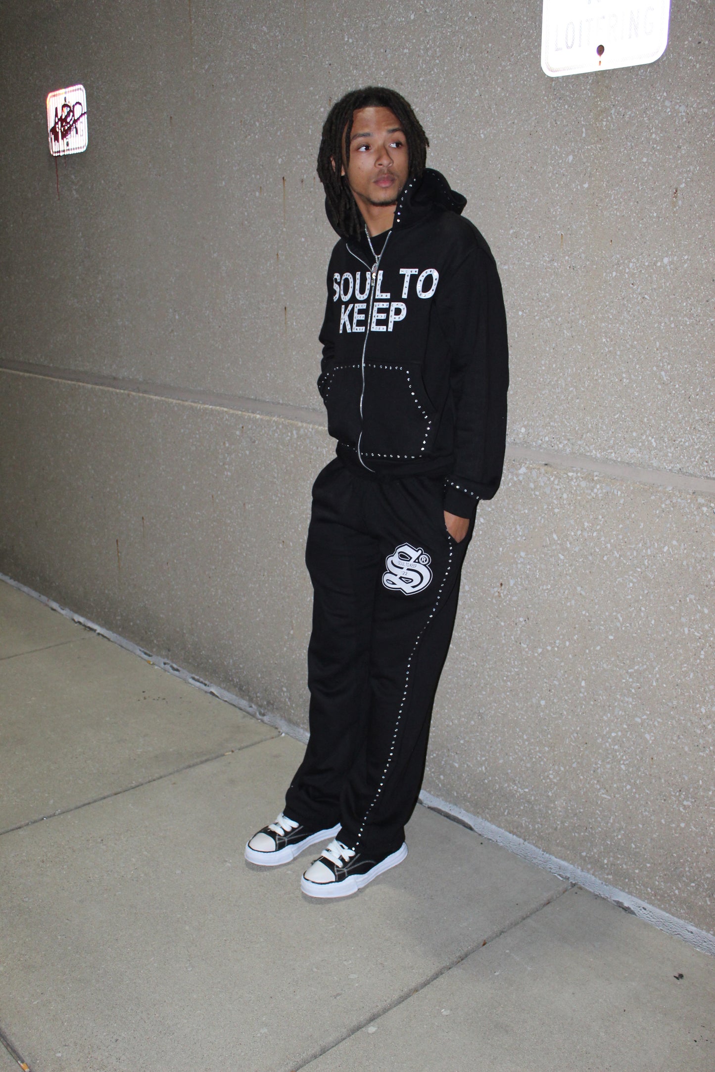 Black “VVS” Tracksuit