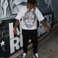 White STK “Face” Tee