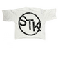 White STK “Face” Tee