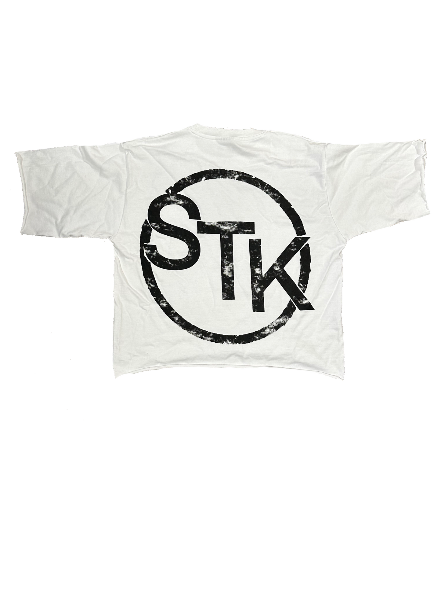 White STK “Face” Tee