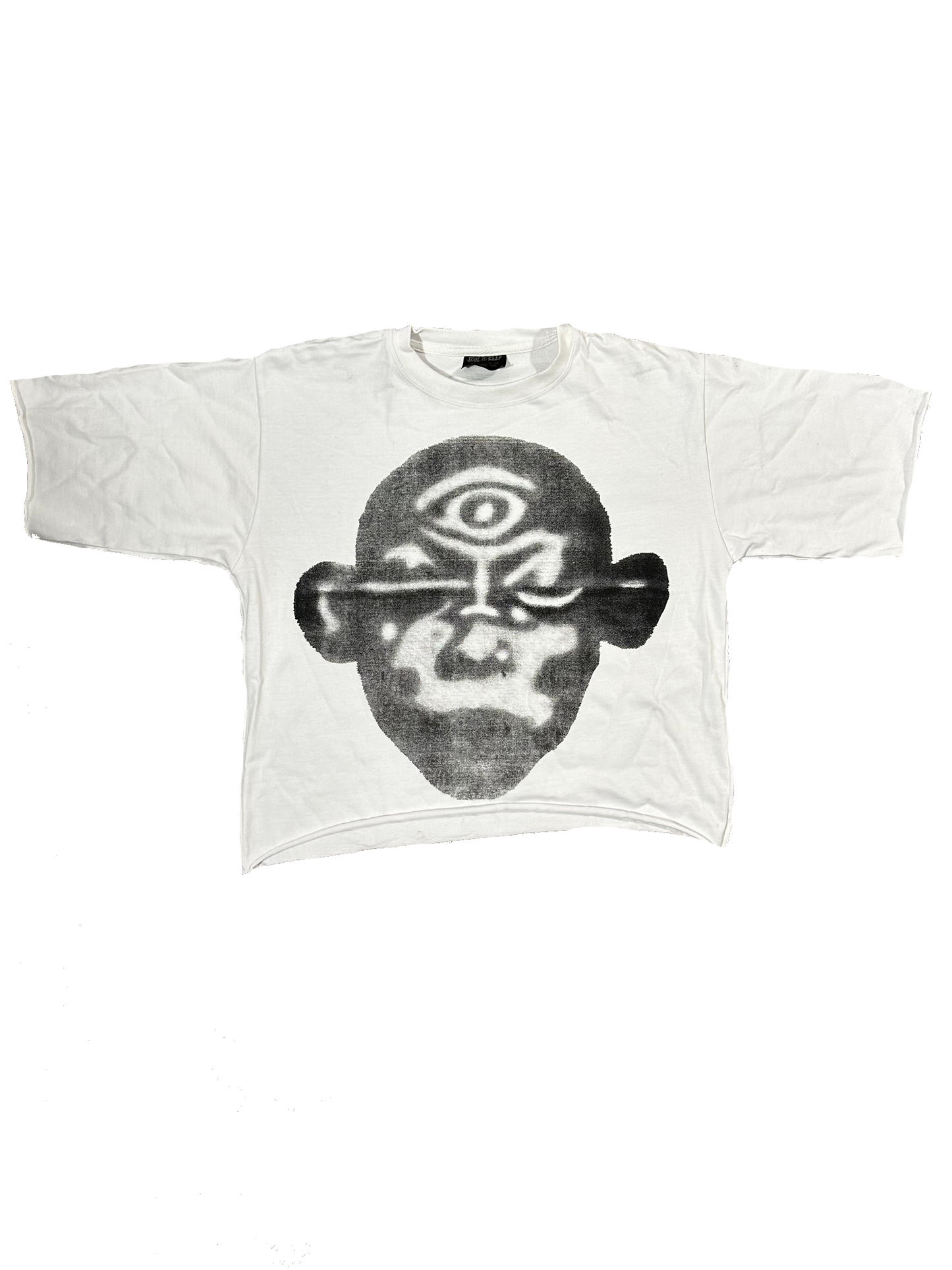 White STK “Face” Tee
